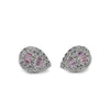 Teardrop Baguette Stud Earrings