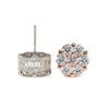 Flower Cluster Stud Earrings