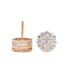 Flower Cluster Stud Earrings