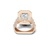 Grand Halo Pavé Ring