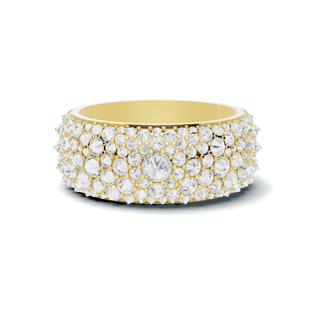 Sparkling Pave Statement Ring