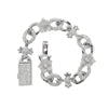 Chrome Blossom Bracelet