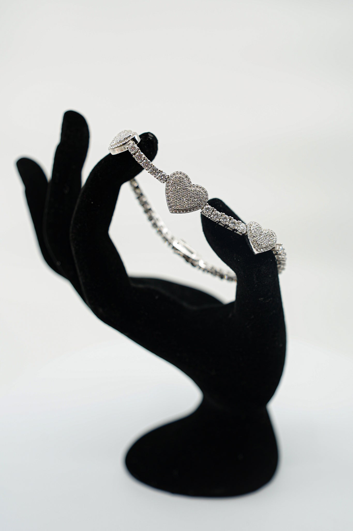 Heart Tennis Bracelet