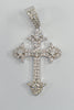 Tennis Chain and Cross Spike Pendant Set