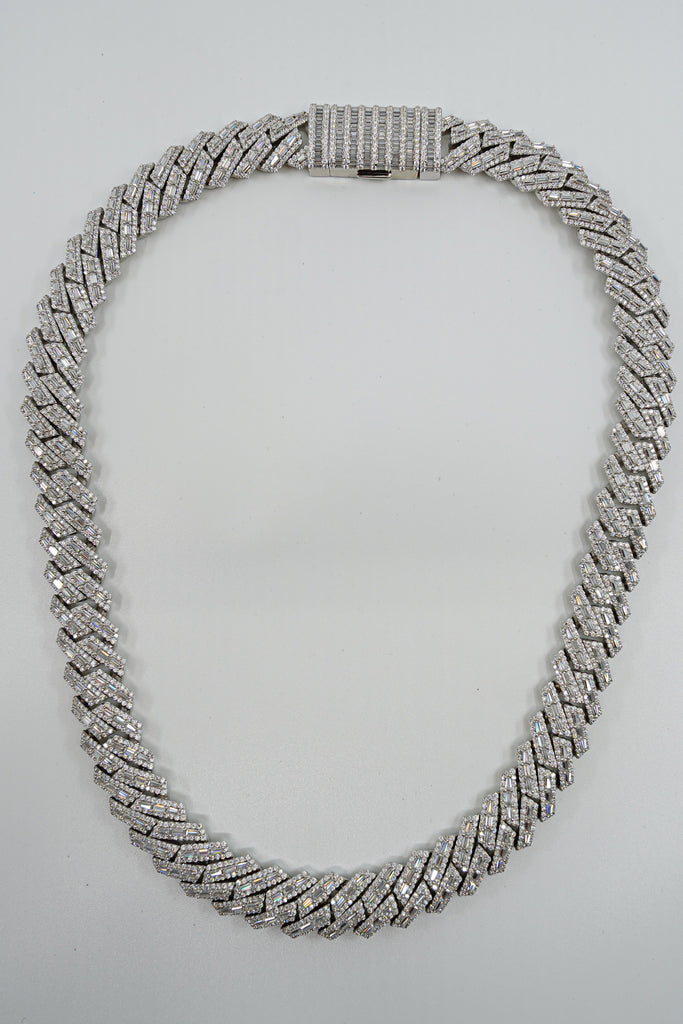 Emerald Cut Cuban Chain