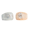 Iced Presidential Baguette Ring