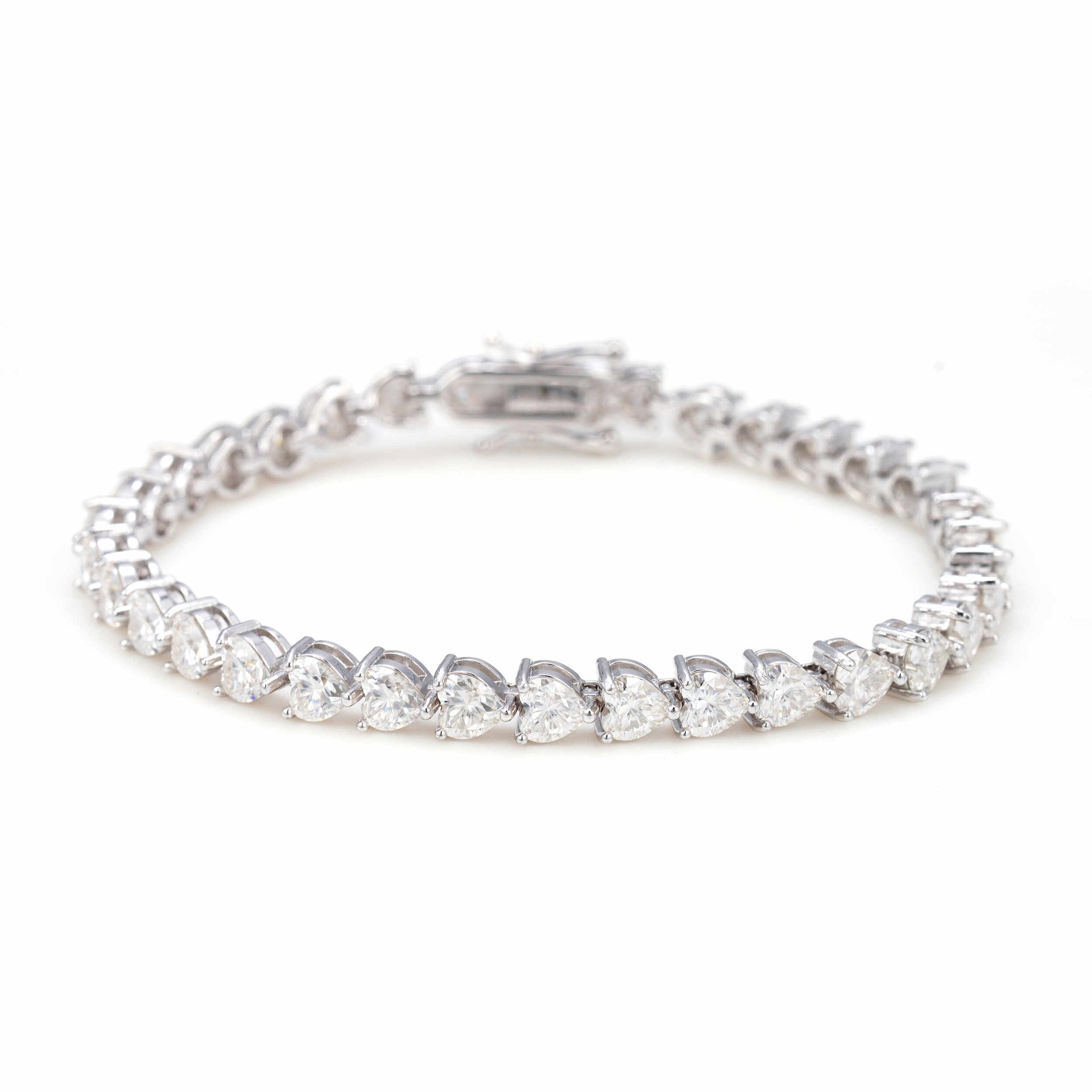 Heart Tennis Bracelet