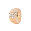 Iced Presidential Baguette Ring