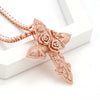 Cross With Roses Pendant