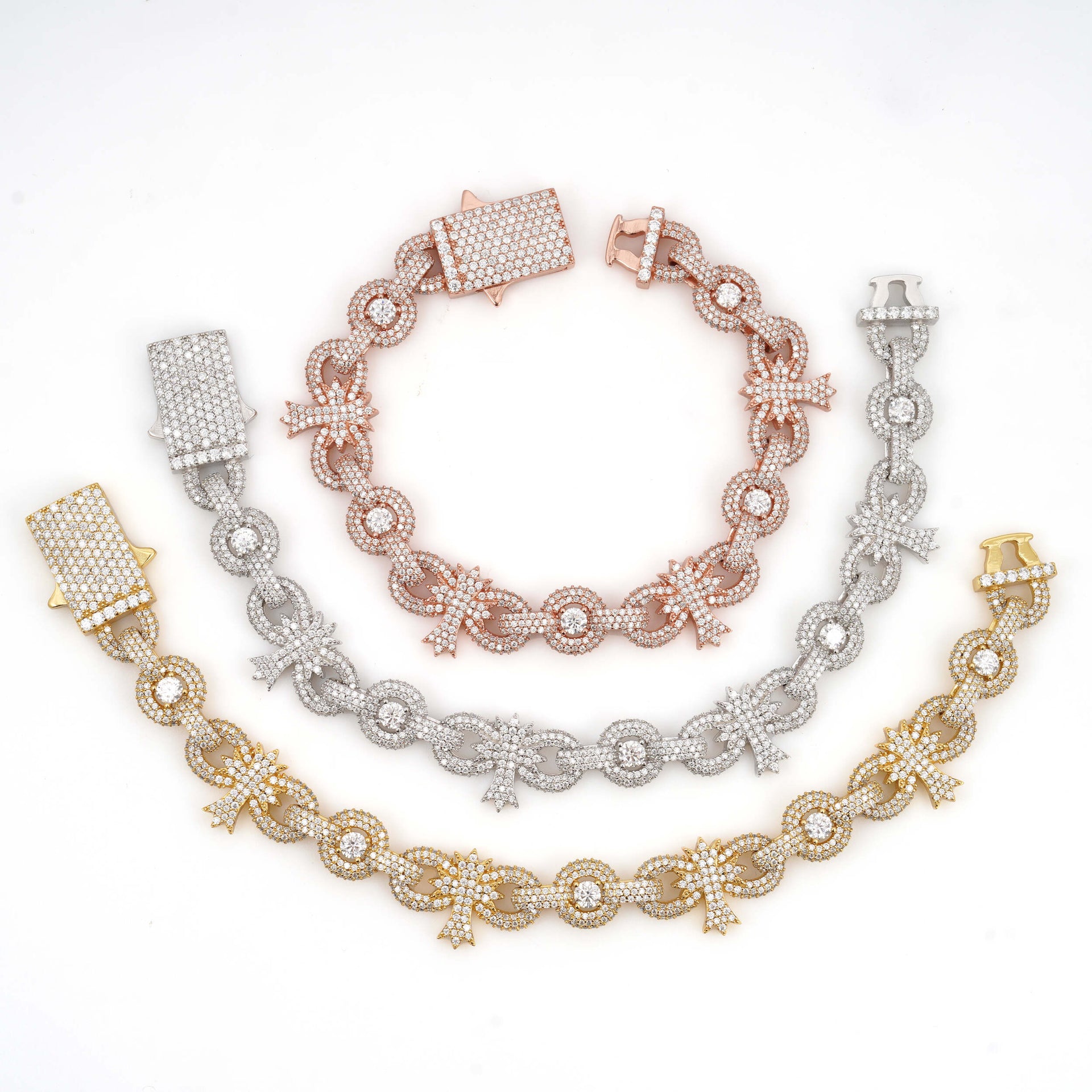 Iced Royal Bow Bracelet