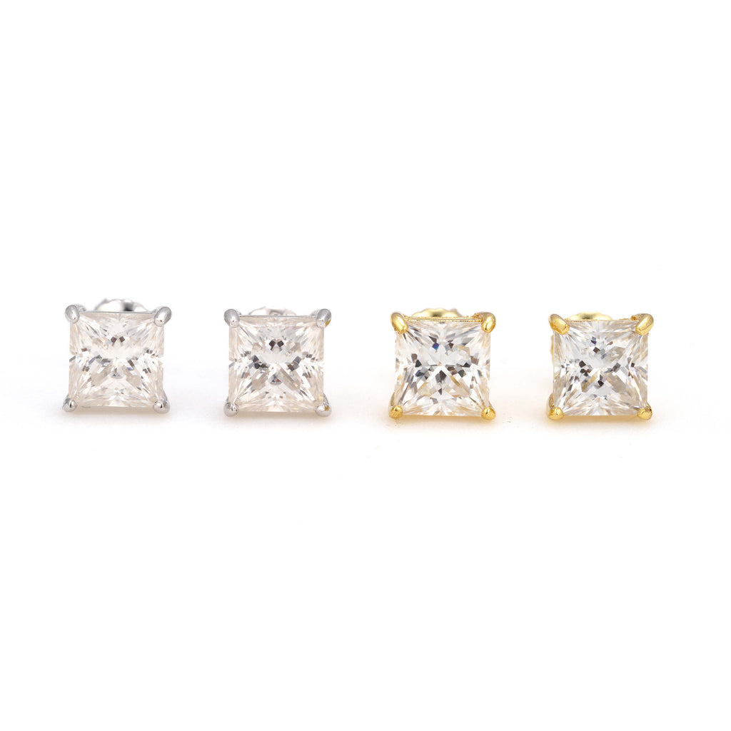Square Stud Earrings