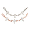 Iced Cross Link Bracelet