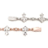 Iced Cross Link Bracelet