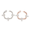 Iced Cross Link Bracelet