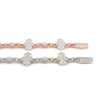 Iced Cross Link Bracelet