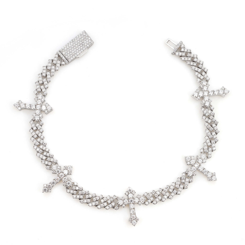 Iced Cuban Cross Chain
