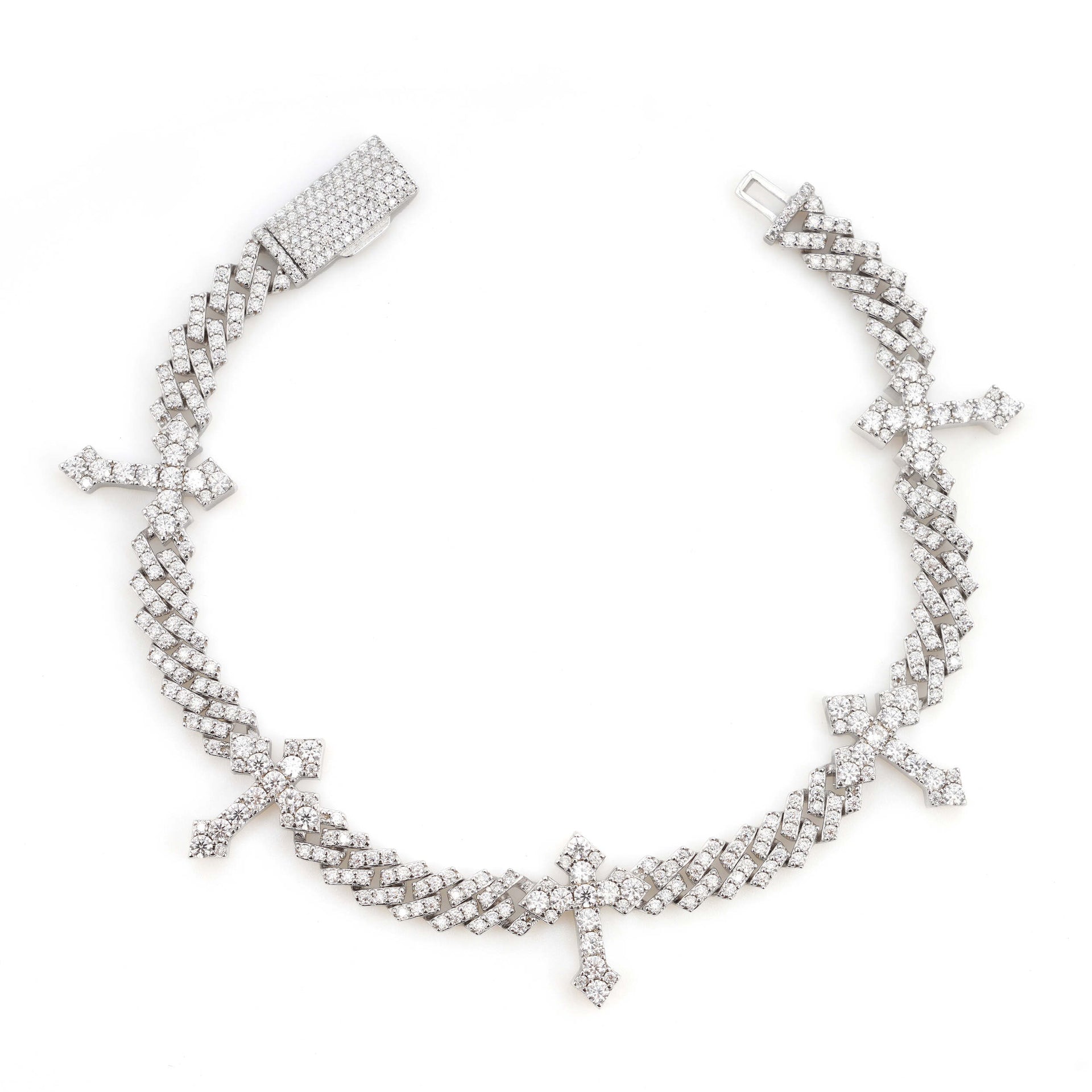 Iced Cuban Cross Chain