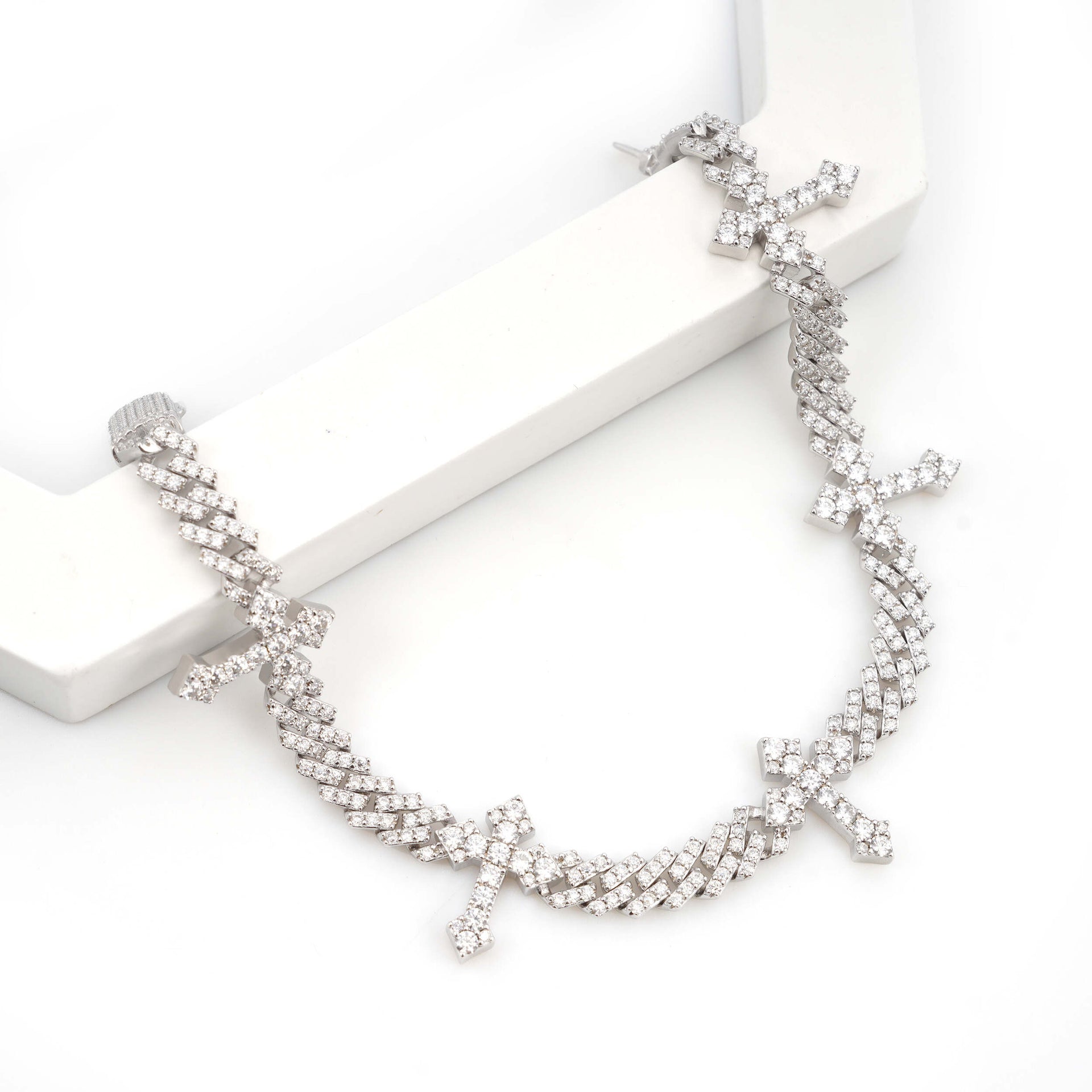 Iced Cuban Cross Chain
