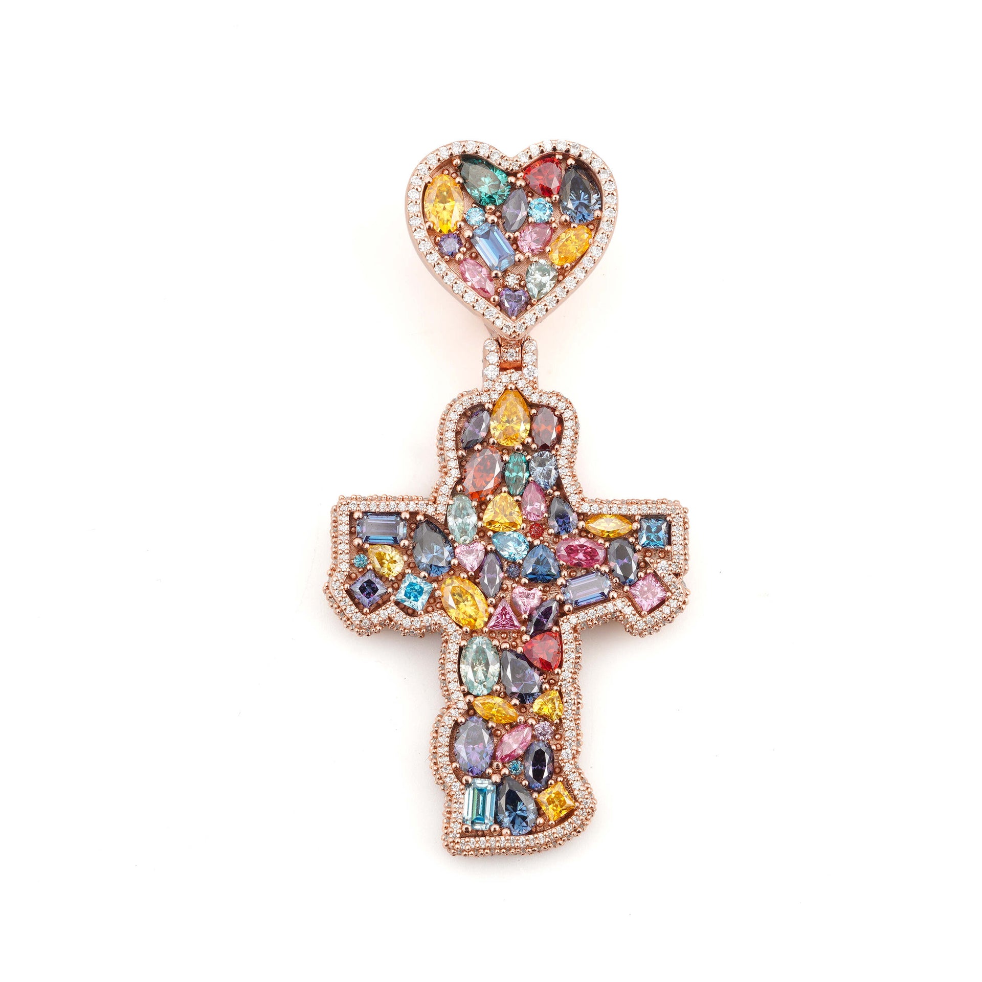 Color Drip Cross
