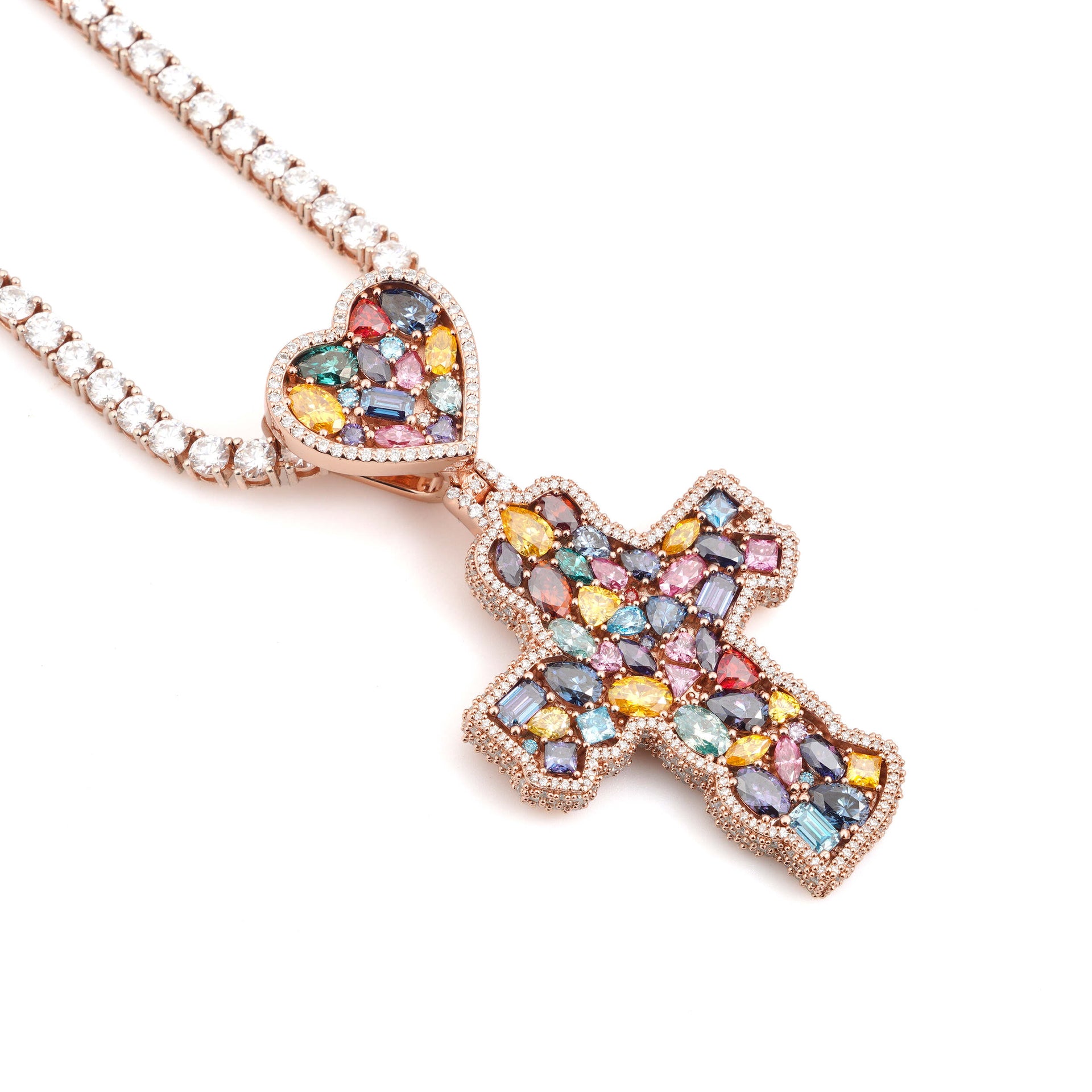 Color Drip Cross
