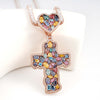 Color Drip Cross