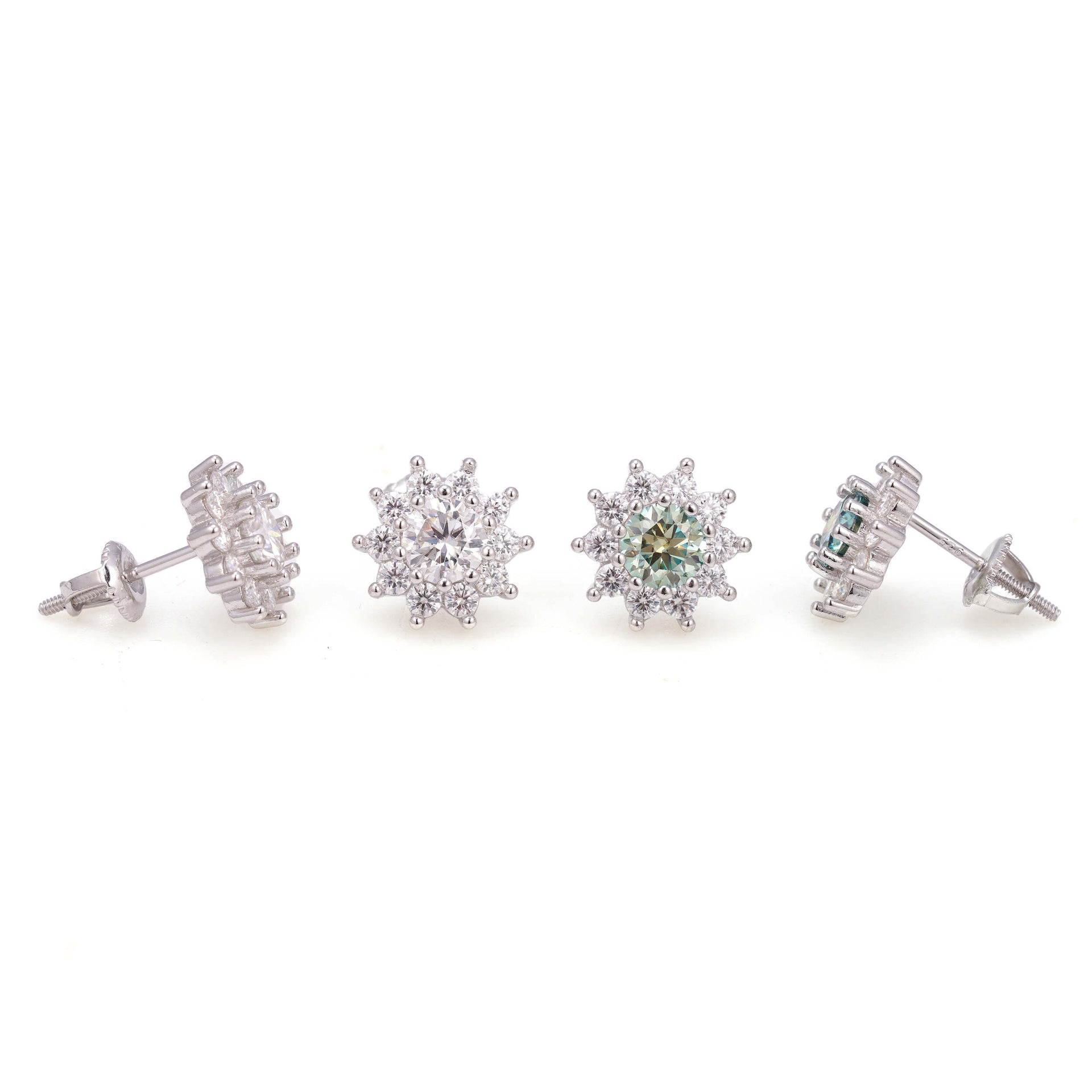 Frosted Flora Studs