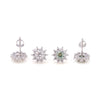 Frosted Flora Studs