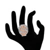 Dollar Sign Baguette Ring