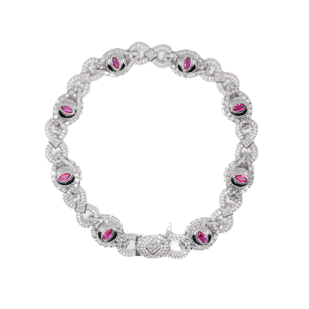 Crimson Frost Bracelet