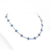 Royal Sapphire Clover Chain