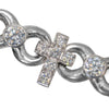 Cross Link Baguette Bracelet