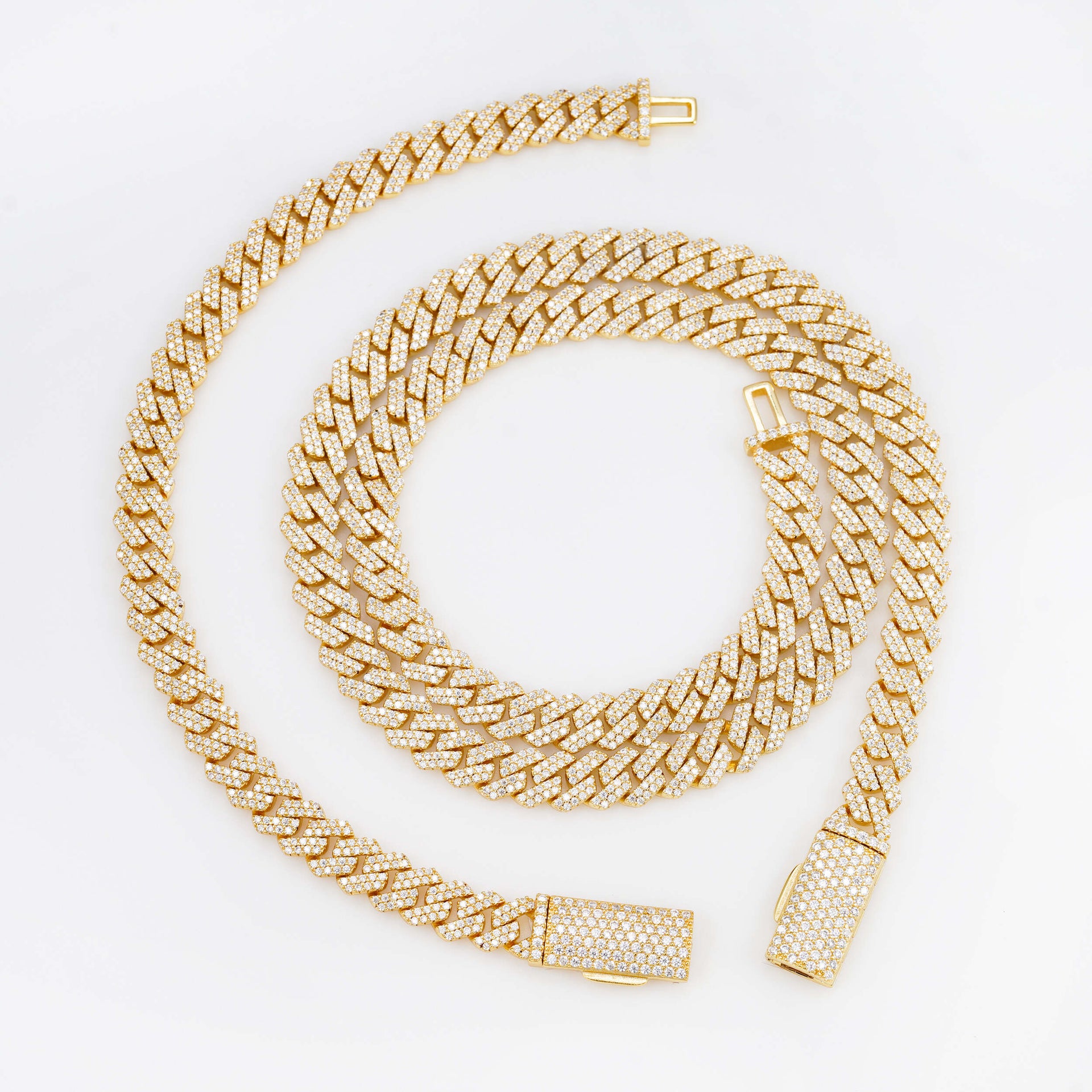 Cuban Chain and Cuban Bracelet Set 8MM