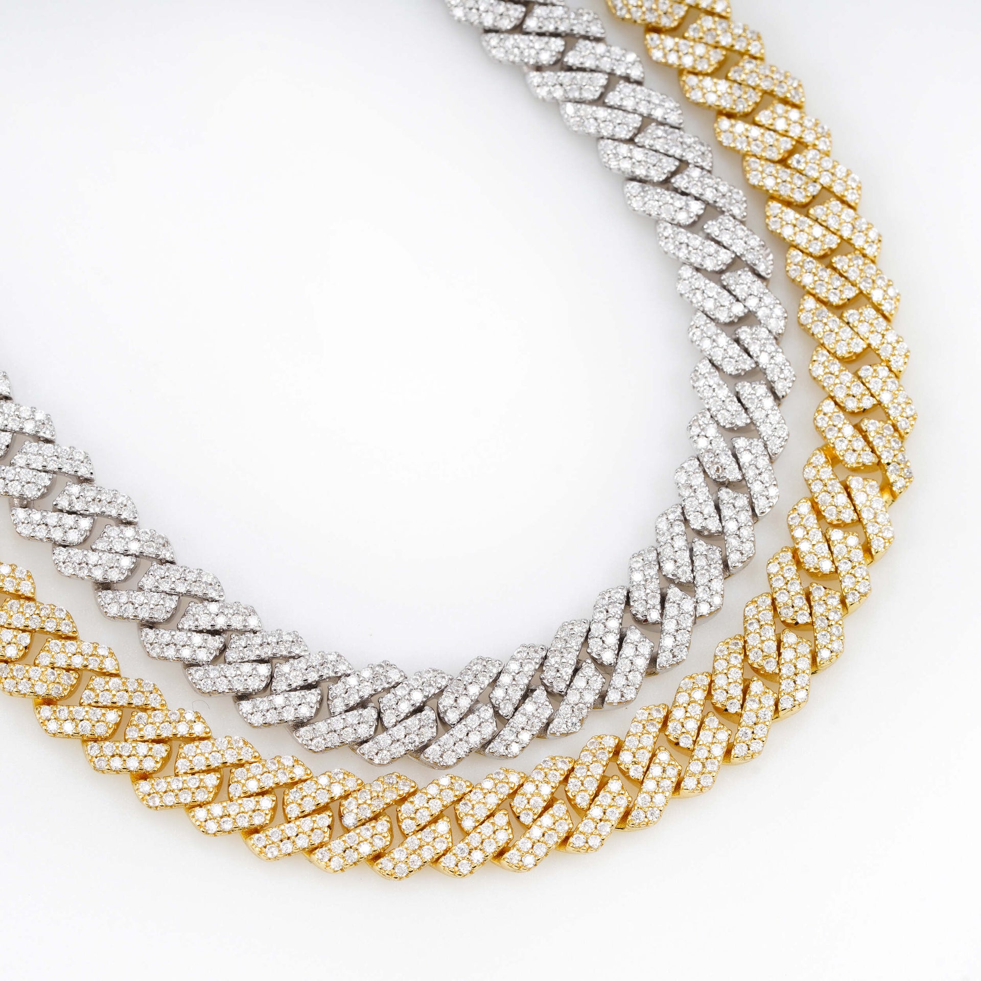 Cuban Chain and Cuban Bracelet Set 8MM