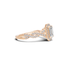 Twisted Infinity Halo Ring