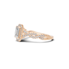 Twisted Infinity Halo Ring