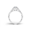 Twisted Infinity Halo Ring