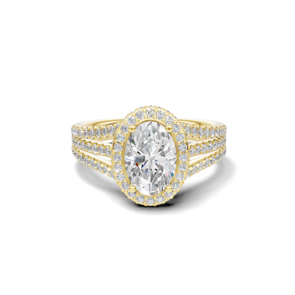 Shimmering Triple Band Ring