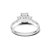 Three Stone Trapezoid Ring