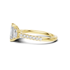Three Stone Trapezoid Ring