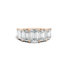 Nine Stone Anniversary Ring