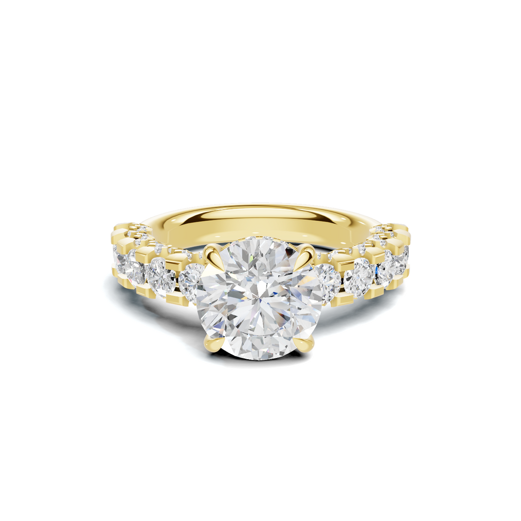Brilliant Pavé Accent Ring