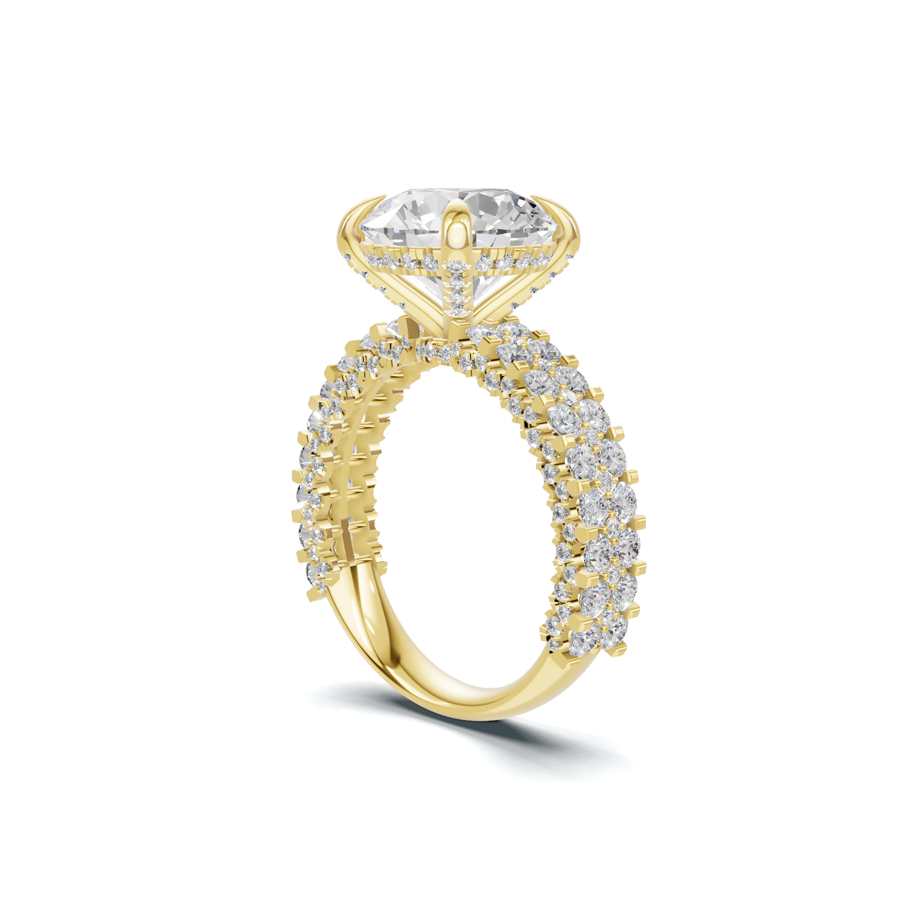 Pave Statement Band Ring