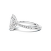 Gallery Pave Ring