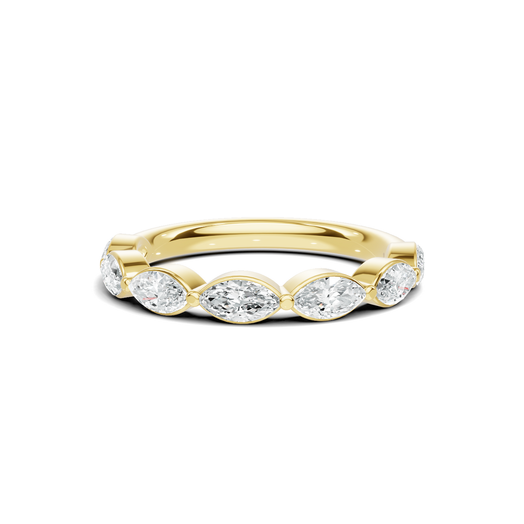 Marquise Accented Stackable Ring