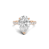 Elegant Teardrop Accented Ring