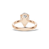 Elegant Teardrop Accented Ring
