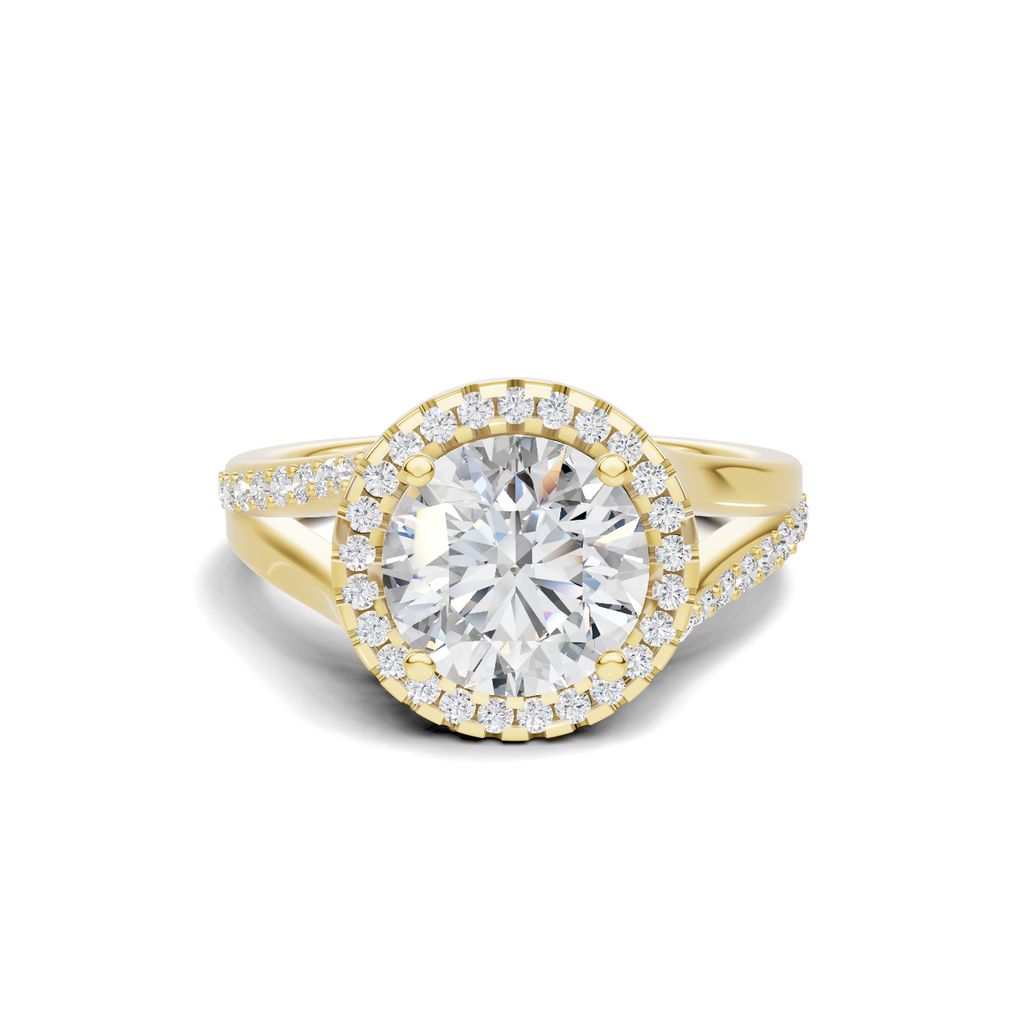Exquisite Split Shank Ring