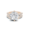 Pavé Scalloped Bridal Ring
