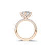 Pavé Scalloped Bridal Ring