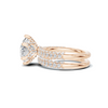 Pavé Scalloped Bridal Ring
